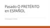 Pasado o pretérito en español