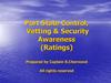 Port State Control, Vetting & Security Awareness