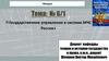 Государственное управление в системе МЧС России. Государственные надзоры в области обеспечения национальной безопасности