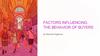 Factors influencing the behavior of buyers