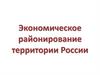 Экономическое районирование территории России. Урок 36