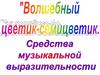 Мелодия - одноголосный выразительный напев