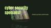Cyber security spesialist