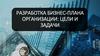 Разработка бизнес-плана организации: цели и задачи