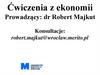 Wprowadzenie do ekonomii oraz cechy społeczno-gospodacze