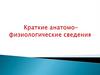 Краткие анатомо - физиологические сведения