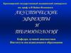 Акустические эффекты и терминология