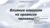 Влияние алкоголя на организм человека