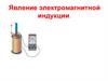Явление электромагнитной индукции
