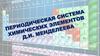 Периодическая система химических элементов Д.И. Менделеева