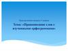 Правописание слов с изученными орфограммами. Урок русского языка в 3 классе