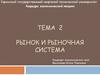 Рынок и рыночная система. Тема 2