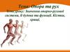 Опора та рух. Значення опорно-рухової системи, її будова та функції. Кістки, хрящі