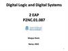 Digital Logic and Digital Systems. Third lecture