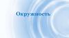 Окружность. Радиус окружности
