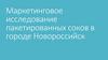 Маркетинговое исследование пакетированных соков в городе Новороссийск