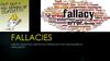Fallacies. Identifying strengths and weaknesses in arguments