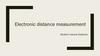 Electronic distance measurement