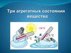 Три агрегатных состояния вещества
