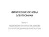 Радиокомпоненты на основе полупроводников и металлов
