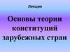 Основы теории конституций зарубежных стран. Лекция 1