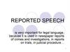 Reported speech