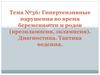 Гипертензивные нарушения во время беременности и родов (преэклампсия, эклампсия). Диагностика. Тактика ведения. Тема №36