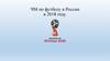ЧМ по футболу в России в 2018 году