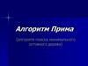 Алгоритм Прима (алгоритм поиска минимального остовного дерева)