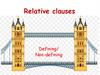 Relative clauses