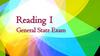 Reading 1. General State Exam