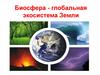 Биосфера - глобальная экосистема