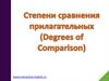 Степени сравнения
