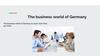 The business world of Germany