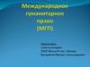 Международное гуманитарное право (МГП)
