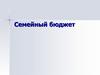 Семейный бюджет