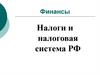 Налоги и налоговая система РФ