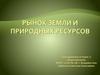 Рынок земли и природных ресурсов
