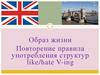 Образ жизни. Повторение правила употребления структур ike/hate