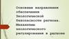Основные направления обеспечения экологической безопасности региона