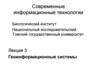 Современные информационные технологии. Лекция 3. Геоинформационные системы