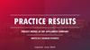 Practice results
