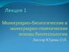 Молекулярно-биологические и молекулярно-генетические основы биотехнологии