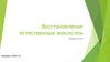 Восстановление естественных экосистем в Егорлыкском районе