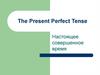 The Present Perfect Tense