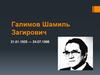 Галимов Шамиль Загирович
