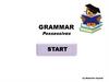 Grammar. Possessives (game)