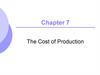 The Cost of Production