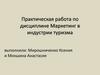 Маркетинг в индустрии туризма