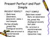 Present Perfect and Past Simple